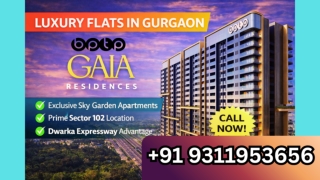 Modern New Launch BPTP GAIA Residences Dwarka Expressway  91 8826997780
