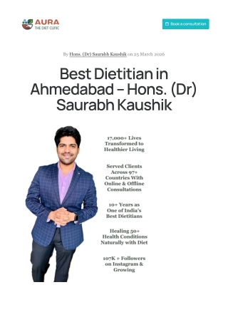 Best Dietitian in Ahmedabad | Personalized Diet Plans