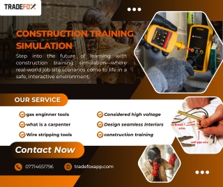 construction training simulation step into