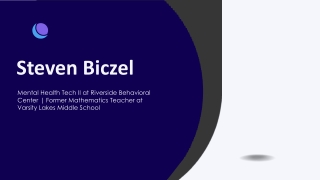 Steven Biczel - A Student-Centered Navigator - Punta Gorda, FL