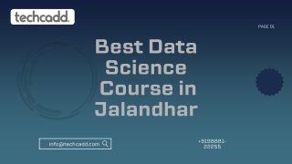 Best Data Science Course in Jalandhar