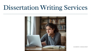 Trusted Dissertation Writing Services Canada for Students
