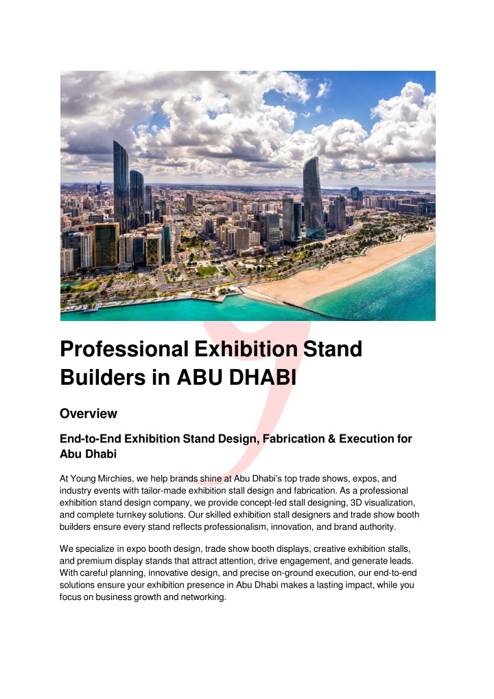 PPT - Professional Exhibition Stand Builders in Abu Dhabi PowerPoint ...