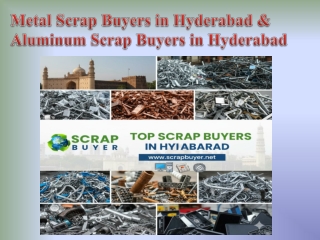 Metal Scrap Buyers in Hyderabad & Aluminum Scrap Buyers in Hyderabad