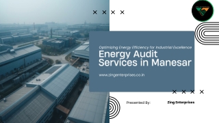 Energy Audit Services in Manesar