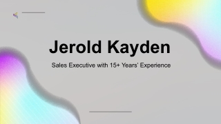 Jerold Kayden - A Growth-Minded Strategist - Boston, MA