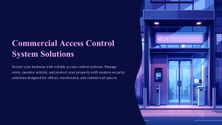 Best Commercial Access Control System for Offices
