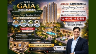 Step Into New Launch BPTP GAIA Residences Dwarka Expressway  91 9311953656