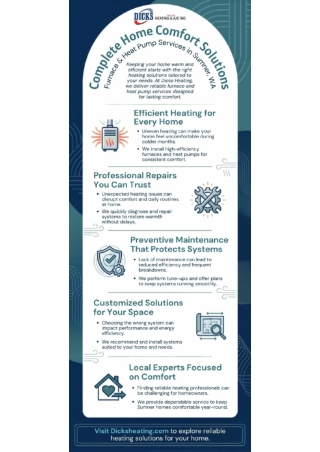 Complete Furnace & Heat Pump Services in Sumner, WA