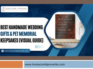 Best Handmade Wedding Gifts & Pet Memorial Keepsakes (Visual Guide)
