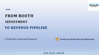 Trade Show Conversion Framework: Turning Booth Investment into Revenue Pipeline