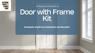 Key Advantages of Using Integrated Door Kits