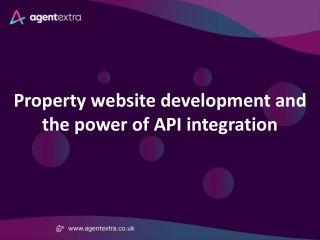 Property website development and the power of API integration