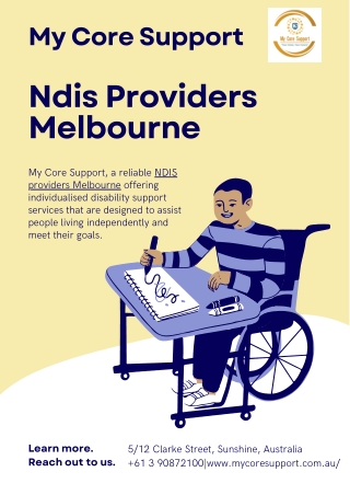 Ndis Providers Melbourne