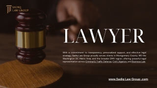 Sadiq Law Group: Expert Legal Services You Can Trust