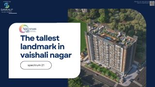 Spectrum 21: Luxury High-Rise Living in Vaishali Nagar Jaipur