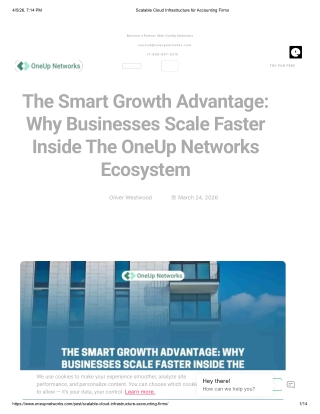 Scalable Cloud Infrastructure for Accounting Firms