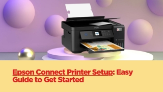 Epson Connect Printer Setup Easy Guide to Get Started