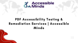 PDF Accessibility Testing & Remediation Services | Accessible Minds