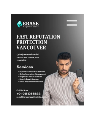 Emergency Content Removal & Reputation Protection in Vancouver | ENL Experts