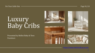 Luxury Baby Cribs