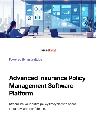 Advanced Insurance Policy Management Software Platform