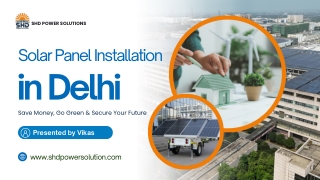 Solar Panel Installation in Delhi