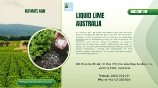 Liquid lime Australia