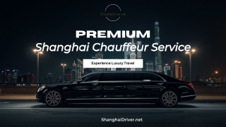 Premium Shanghai Chauffeur Service
