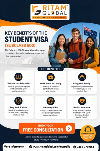 Key Benefits of Student Visa Subclass 500
