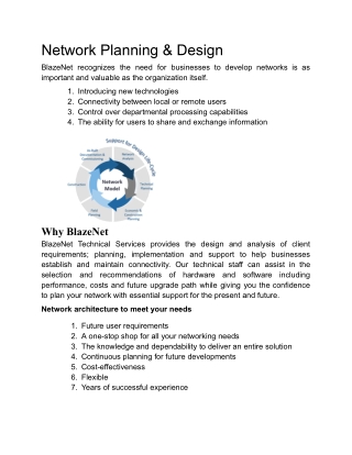 Network Planning & Design