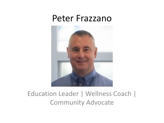 A Brief Introduction Of Peter Frazzano