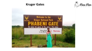 kruger gates