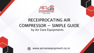 Receiprocating Air Compressor