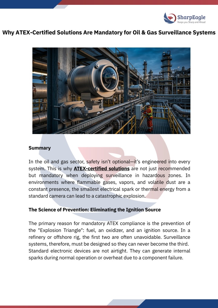 PPT - Why ATEX-Certified Solutions Are Mandatory for Oil & Gas ...