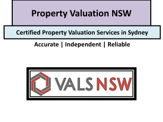 Property Valuation NSW - Certified Property Valuers Sydney