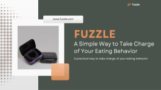 Fuzzle A Simple Way to Take Charge of Your Eating Behavior
