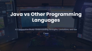Java vs Other Programming Languages: Key Differences & Use Cases