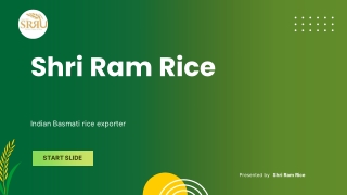 1121 Basmati Rice Exporter India