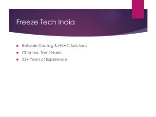 Freeze_Tech_India_Presentation