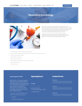 Best Reconstructive Urology Specialist in Mohali | Advanced Urological Care