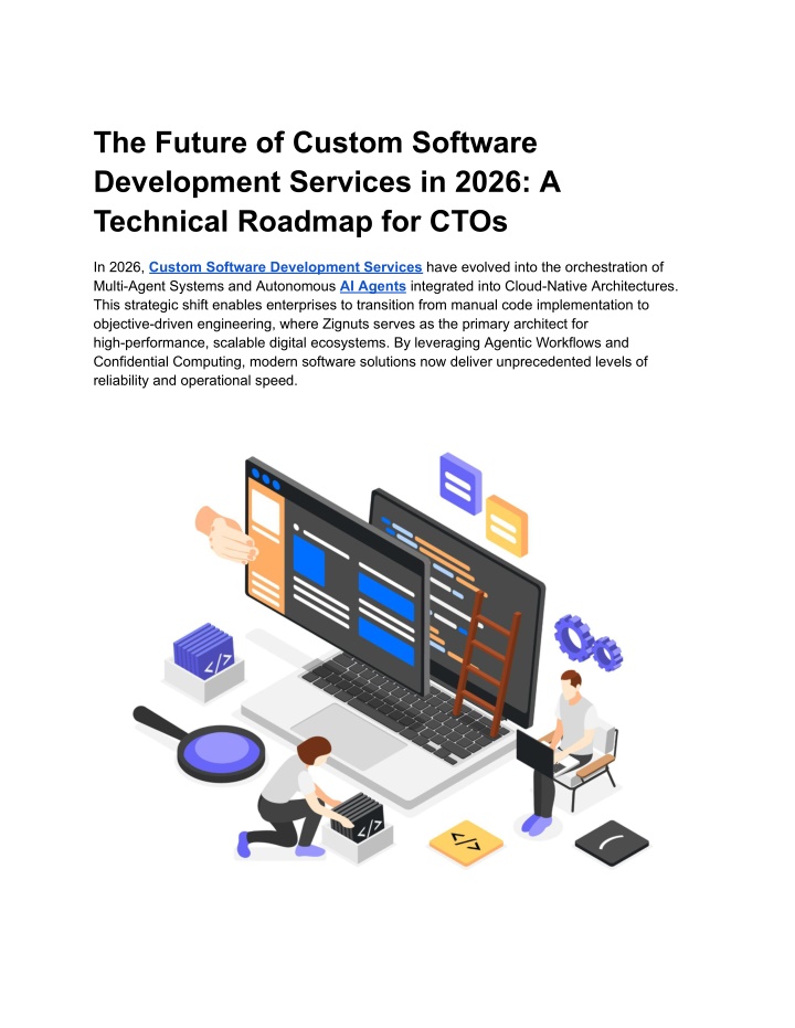 PPT - The Future of Custom Software Development Services in 2026_ A ...