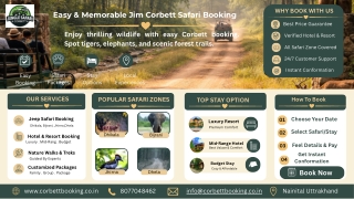 Professional Guide to Jim Corbett Safari Booking Experience