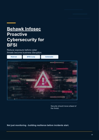 Behawk InfoSec is a leading cybersecurity company in india