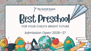 Best Preschool Admission Open 2026–27
