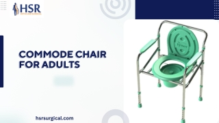 Commode Chair for Adults