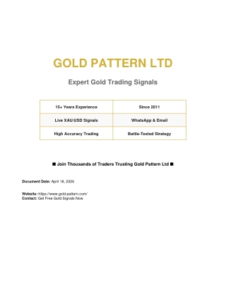 Thousands of traders trust Gold Pattern Ltd.