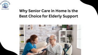 Why Senior Care in Home Is the Best Choice for Elderly Support