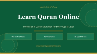 LearnQuranOnline_SlideShare