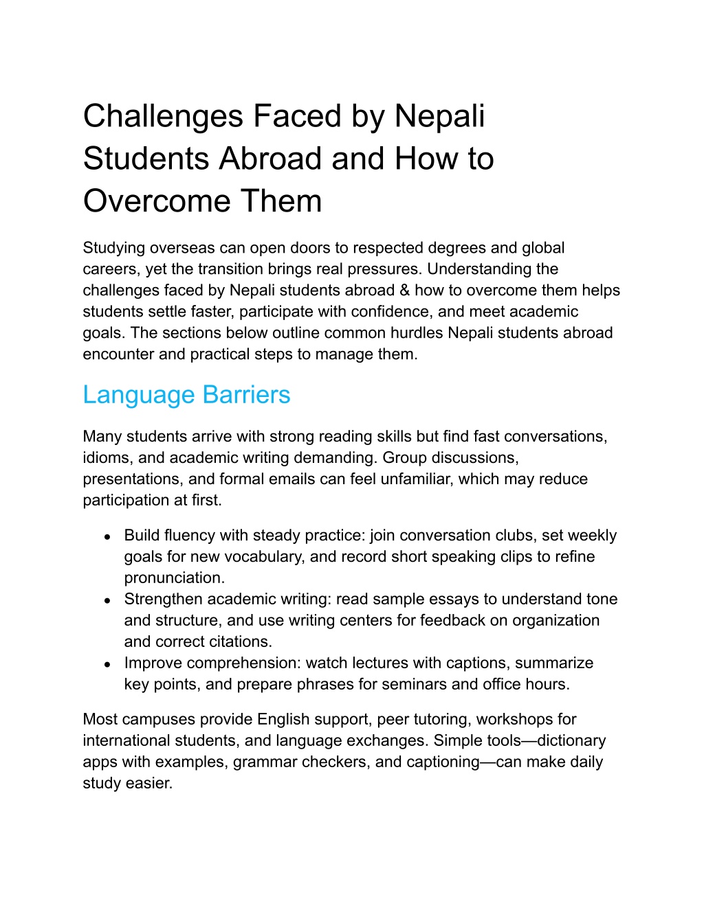 PPT - Challenges Faced by Nepali Students Abroad and How to Overcome ...